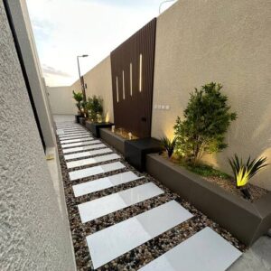 تصميم ممرات الحدائق بالرياض